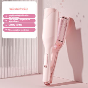 MinHuang | 32mm Curling Iron Hair Curler with Negative Ion Ceramic Wave Curling Wand Styler 4 Temperature Settings Hair Styling Tool