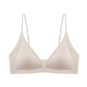 miiow | Cat Woman French Triangle Cup Bra Thin Strap Underwear For Women No Empty Cup Side Breast Collection Comfortable Back Beauty