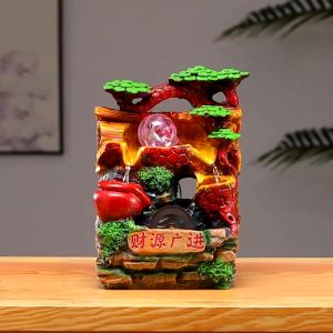 2024风水流水喷泉摆件 转运风水球招财摆件 流水生财客厅摆设 瀑布流水 风水轮 流水摆设 Feng Shui Water Fountain 流水风水摆件 流水摆件风水 - Lazada