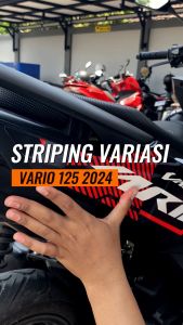STRIPING VARIO 125/150 TAHUN 2018 MOTIF MALAYSIA - STIKER STRIPING VARIO 125/150 TAHUN 2018 - SVK 22