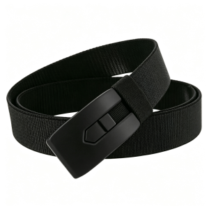 Elastic Nylon Belt for Men Alloy Slide Buckle Adjustable No‑hole Tactical Belt Casual Business Outdoor Travel Trousers Belt