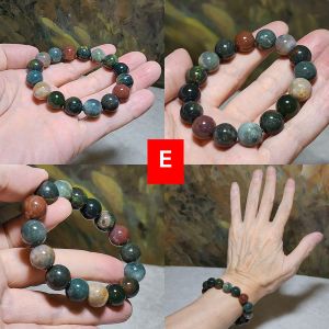 12mm Premium natural untreated Bloodstone bracelet [Natural Crystal] 12毫米天然无优化血石手链 $58 each