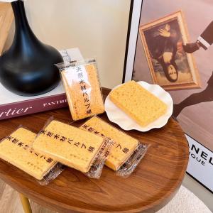 Japanese Kamijo Natural Cellulose Sponge Mildew-Proof Quick-Drying Dishwashing Brush Cleaning Bar Scouring Pad Dish-Washing Sponge