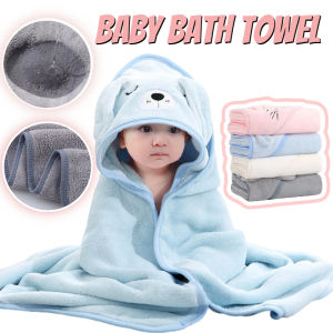 Newborn Baby Blanket Hooded Bath Towel Cotton Flannel Soft Bath Towel Warm Sleeping Swaddle Wrap