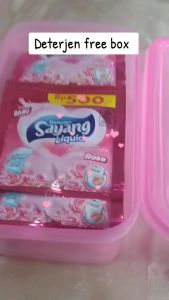 SAYANG Liquid Detergen 20ml x 24 Sachet Free Box | Sabun Cuci Cair Sayang deterjen sayang Renceng