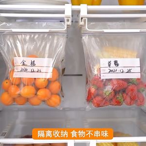 Holder Plastik Zipper Jepit Di Kulkas 10 Jepitan + Plastik Zipper 10Pc - Holder Plastik Zipper SC