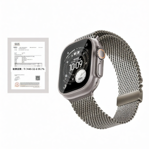 CRAFTSMAN DAI | Dây Đeo Đồng Hồ Tương Thích iWatch S10 và Trở Lên Chất Liệu Titanium Sạch Chính Hãng