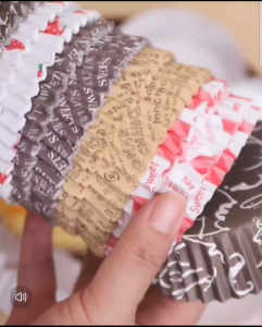 [50 PCS] Paper Cup Roti BULAT/ Cetakan Roti Paper Cup Laminasi Tahan Minyak Tahan Panas Anti Lengket