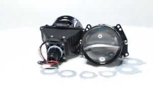 BILED 3 INCH DC 12V 50W PROJECTOR LED BLUE LENS PROJIE Lensa Lampu Depan LED Aksesori Mobil lampu depan proyektor Diode BILED WST 3 INCH Fiber Karbon