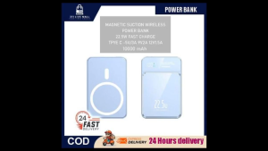10000mAh Magnetic Wireless Power Bank 22.5W Qi Wireless Charger For IPhone Samsung Huawei Xiaomi