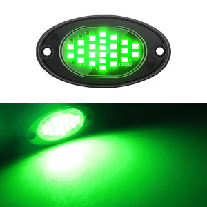 KEVANLY | 1pc Car Navigation Light Motorcycle for Holding 24smd LED Decorative Chassis 12v 4x4 Off-road Truck SUV Neon Rock Ambient Light