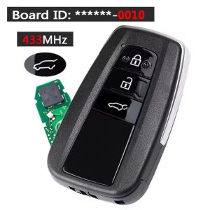 KEYECU Board ID: 0010 for Toyota RAV4 2019-2023 FCC ID: B2T2K2R Smart Remote Key Keyless Go Fob 433MH P4=AA