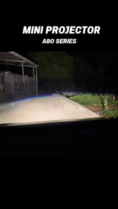 A80 2PCS Car H4 H7 H11 9005 9006 Canbus Car Headlight Mini LED Projector 6000K LENS Mini Lamp Auto Motorcycle