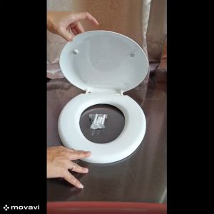 Tutup Closet Duduk Universal Toilet Cover Kloset Closet Seat Putih Penutup Kloset Wc