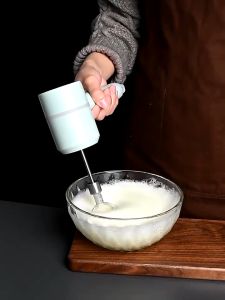Hand Mixer stainless steel 5-Speed USB Rechargeable Cordless Keimav-official