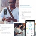 Fitbit Alta HR smart sports watch/wristband heart rate pedometer fitness calorie sleep monitoring information reminder. 