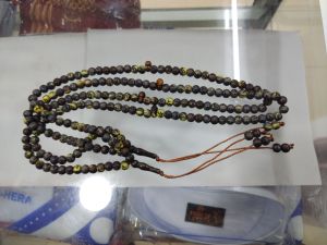 TASBIH ALLAHU MOHAMMAD 99BIJI size 8MM white & BLACK