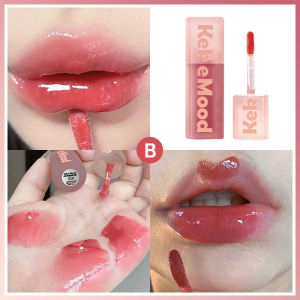 KeKeMood Cermin Wajah Air Glosir Lip Glaze Pelembab Esensi Bibir Esensi Bibir Madu Pelajar Harga Adil Lipstik COD -🌈Ninestar
