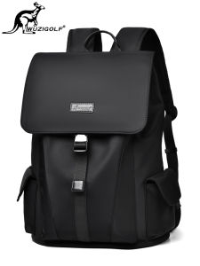 Benzao Kangaroo Cover Style Business Travel Backpack Mens Laptop Bag Womens Computer Bag Student Bookbag Korean Version