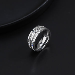 Titanium Steel Ring Mens Fashion Brand High-End Sensation Cool Not Fading Couple Rings Men Single Index Finger Ring