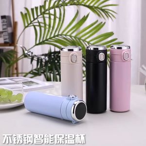 LED Thermos Temperature Termos Stainless Steel Dengan Suhu 420 ML