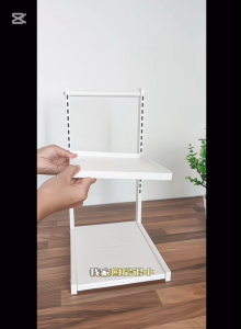 ●SG Stock● Height Adjustable Cookware Organizer Rack Pots Holder Pans Holder Pot Lid Holder Pans Storage Rack Pots Storage Rack Pots Rack Pans Rack Kitchen Cookware Organizer Rack Pot Organizer Rack Frying Under Sink Organizer Rack Pot Stand