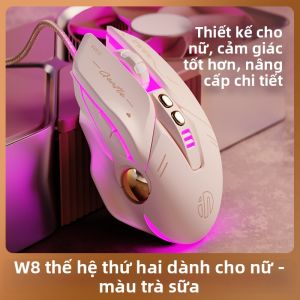 inphic | Chuột Máy Tính Có Dây Cho Trò Chơi Và Văn Phòng Im Lặng