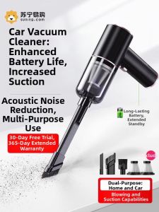 Aszune | Car Home Use Large Suction Wireless Handheld Small Vacuum Cleaner