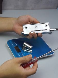 Chốt cửa loại núm vặn hoặc có chìa khóa kèm đầu chặn cát-bụi âm sàn bằng hợp kim chắc chắn - 039