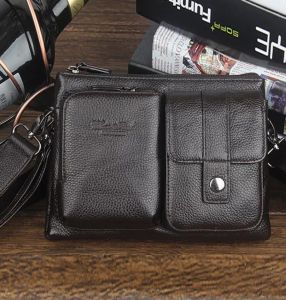 Tas Selempang Bahu Messenger Kulit Pria Kulit Sapi