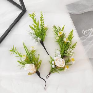 เครื่องประดับผมแบบจำลองสไตล์หวานๆ สำหรับเจ้าสาว ชุดถ่ายภาพ ชุดแต่งหน้า ชุดแต่งผมสไตล์ธรรมชาติ ชุดแต่งผมสไตล์ป่า ชุดแต่งผมสไตล์หวานๆ