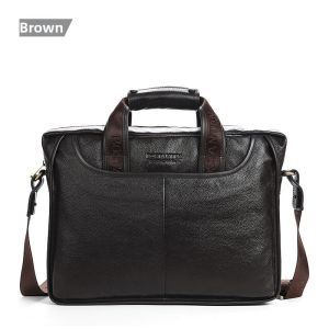 BOSTANTEN | Mens Genuine Leather Crossbody Bag for Business