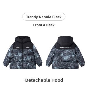 MUCMUKN | High Fill Waterproof Down Jacket with Star Print