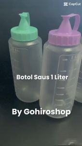 Botol Multifungsi Wadah Kecap Saos Minyak Leak-Proof 1000ml Plastik BPA Free Food Grade