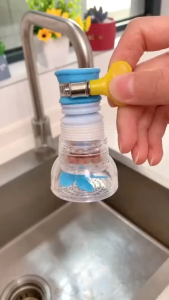 Đầu Vòi Nước Xoay 360° Có Lõi Lọc – Combo 2 cái – Xả Mạnh Không Văng Co Giãn Mềm – Tiết Kiệm Nước