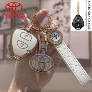 2ปุ่ม เคสกุญแจรถ toyota vigo innova altis camry พวงกุญแจ fortuner พวงกุญแรถยนต์ toyota hilux
