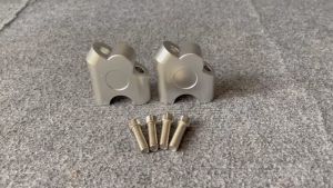 Gù Nâng Ghi Đông 22mm Xe Motor Xe Máy Màu Trắng