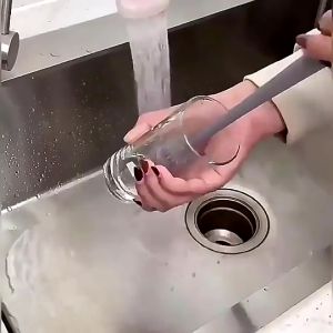 360 Silicone Long Handle Cup Brush Scrubber Multpurpose Clean Milk Bottle Thermal Flask Glass Pemberus Cawan 长柄杯刷