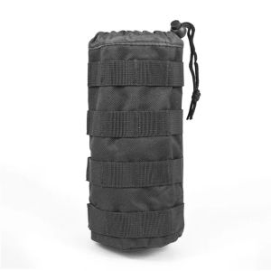 Túi Đựng Bình Nước Chiến Thuật Bằng Nylon Phụ Kiện Quạt Quân Sự Có Khóa Molle Dùng Cho Hoạt Động Ngoài Trời