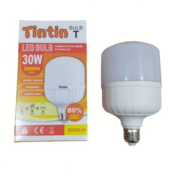 Lampu Led Murah 30 Watt Bohlam Led 30 Watt Tintin Lazada Indonesia