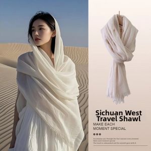 NAIFUNA | Retro Sun-protective Extra Large Scarf