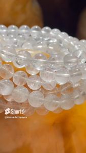 Vòng Tay Đá Thạch Anh Trắng Tự Nhiên. LZ