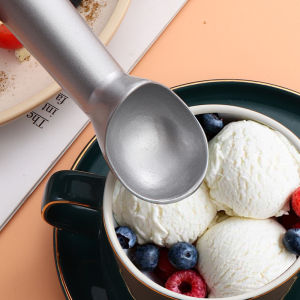 Nonstick Anti-Freeze Ice Cream Scoop Aluminum Ice Cream Spoon Melon Ball Cookie Dough Scoop Ice Cream Tools