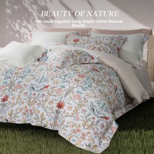 Luxury Premium Simple Printed Cotton Bedding 140 Yarn Count