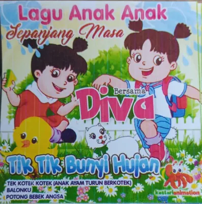 Kaset VCD Lagu Anak Anak Sepanjang Masa Bersama Diva Tik Tik Bunyi Hujan