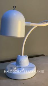 Lampu Meja Belajar SURYA LED L2019 Sensor Sentuh Rechargeable