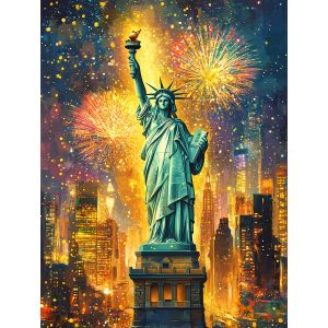 Paint By Numbers Kit for Adults children,Beginner To Advanced Number Oil Paintin Home Decor DIY Art Statue of Liberty