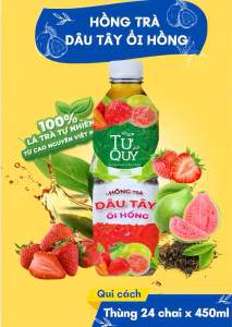 Lốc 6 chai 450ml Trà Tứ Quý