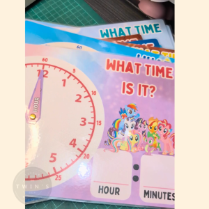 Laminated Clock | Telling Time | A4 Size FREE Marker