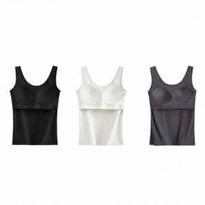 BEILAIFEN | Wireless Thin Comfort Bra For Large Bust Smaller Look Gathering Camisole Style Modal Sport
